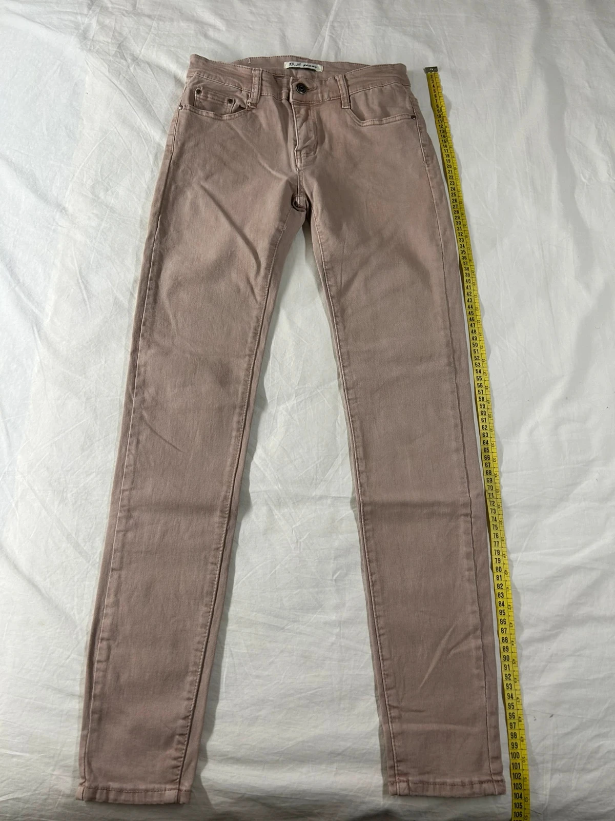 Jean beige rose bs jeans taille 36